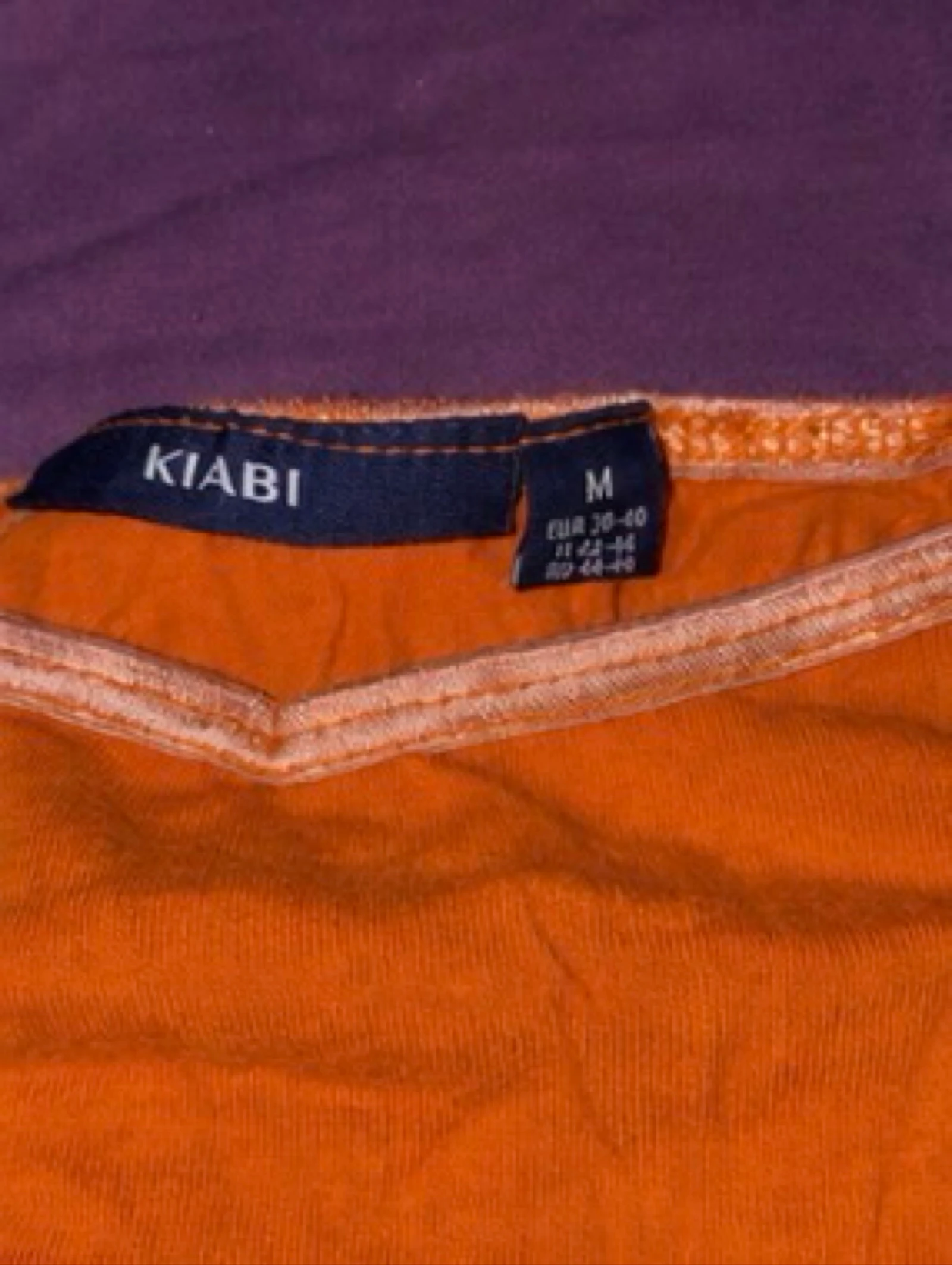 Kiabi Regata laranja com alças finas ajustáveis tamanho 38/40 – photo 4
